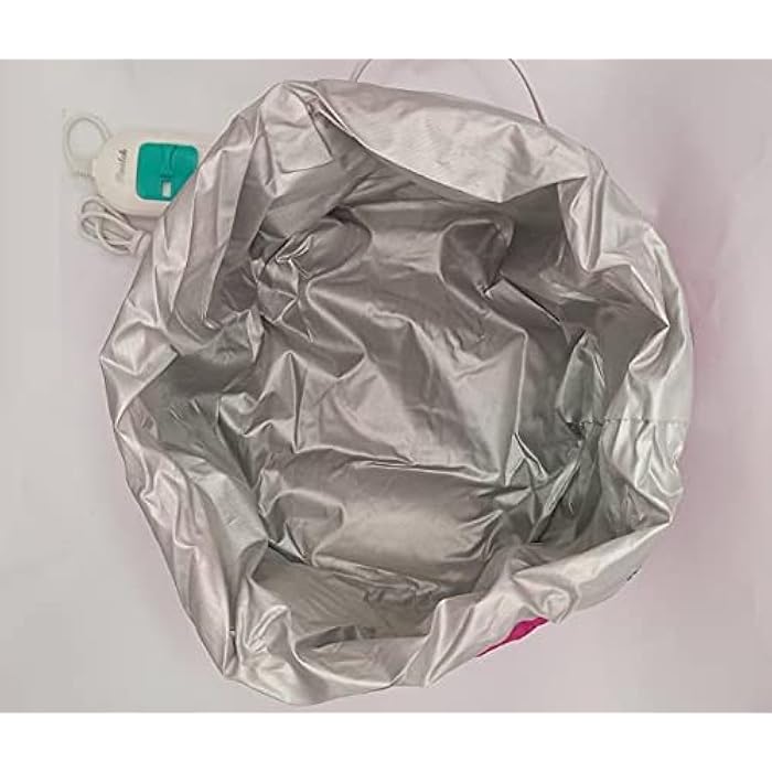 Generic Nourishing Pink Thermal Hair Cap for Women's Accessories, Female Travelers & Commuters - Image 4